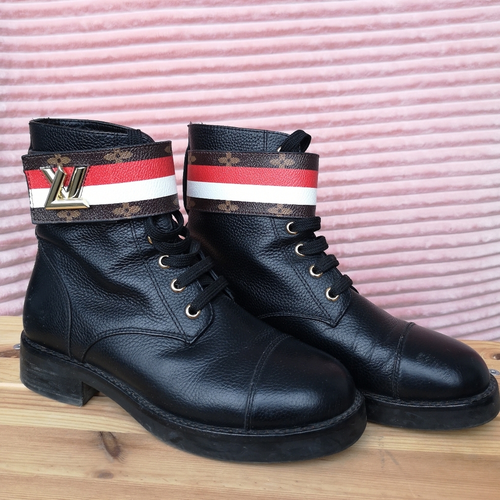 LV Leather boots